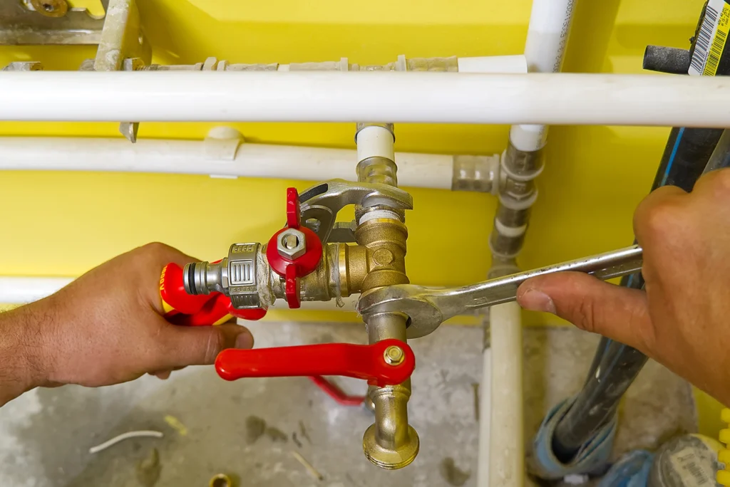 burst pipe repair in Saddle Brook